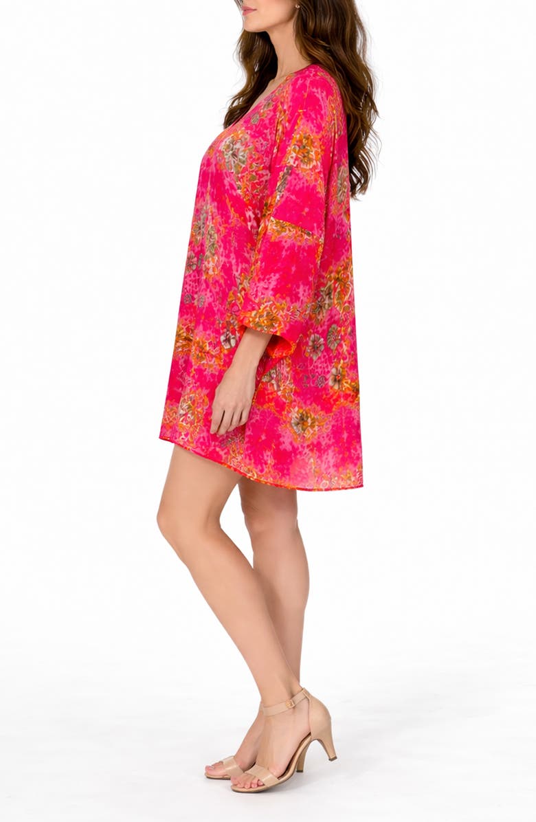 RANEES <p>Print Cotton Minidress </p>, Alternate, color, Pink