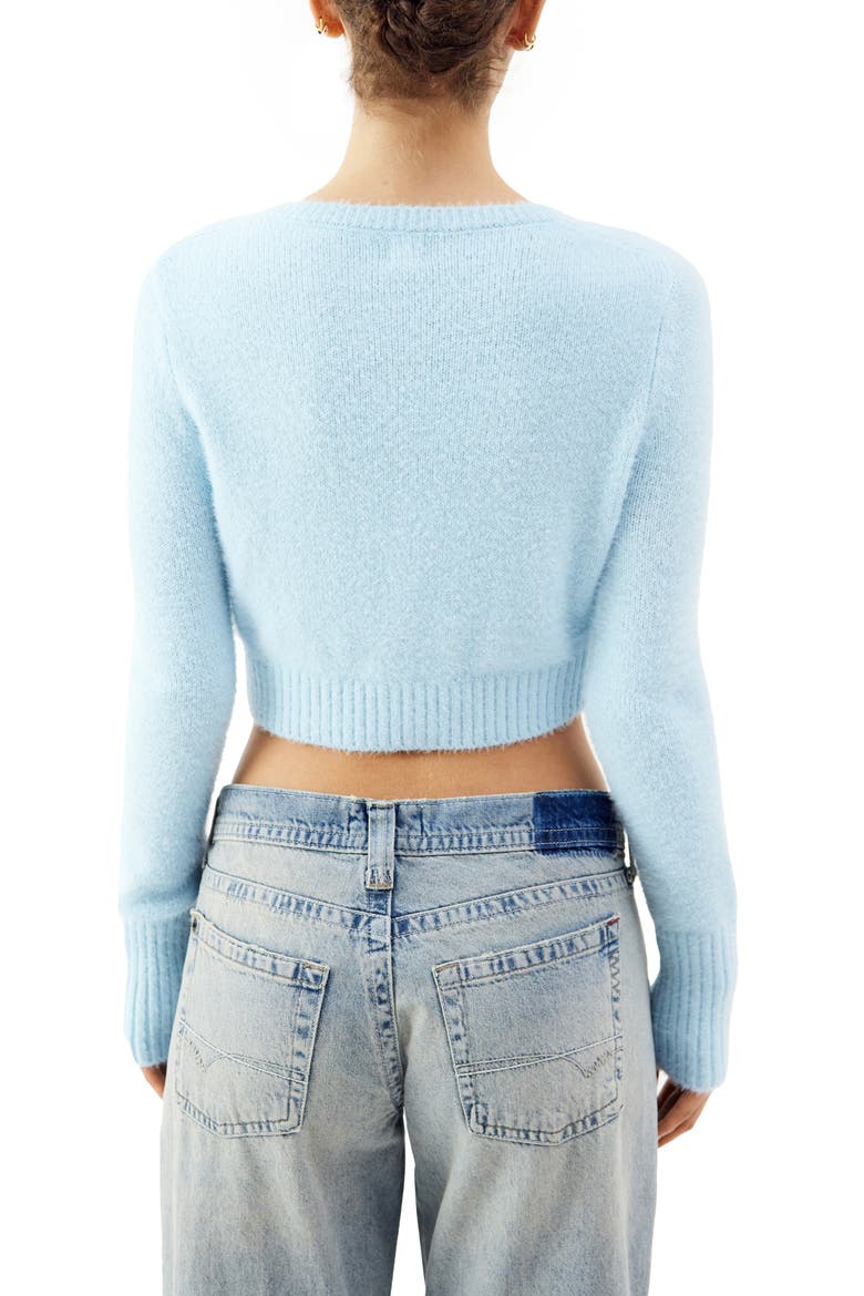 Molly Crop Cardigan, Alternate, color, LIGHT BLUE