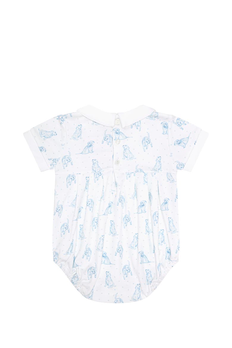 Blue Puppy Love Print Bubble - Baby, Alternate, color, Blue