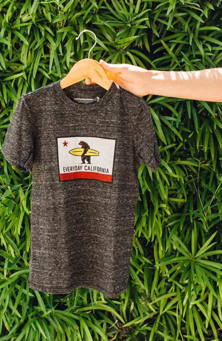 Everyday California El Joven Tee, Alternate, color, Charcoal