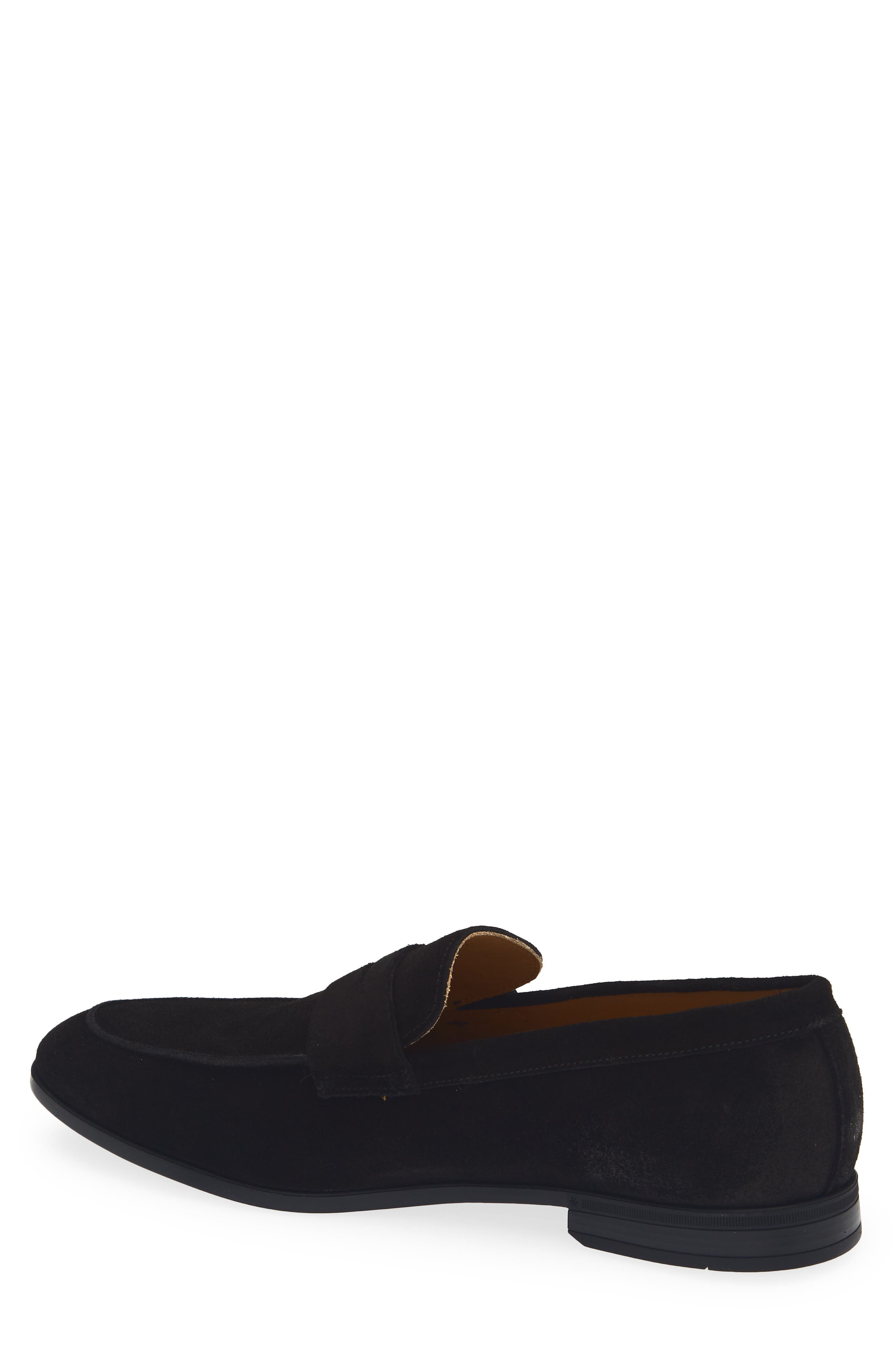 Mark Penny Loafer, Alternate, color, SUEDE SPORT BLACK