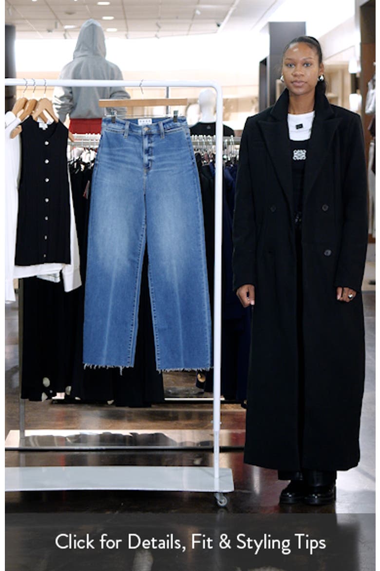 Pleaser High Waist Raw Hem Crop Jeans video