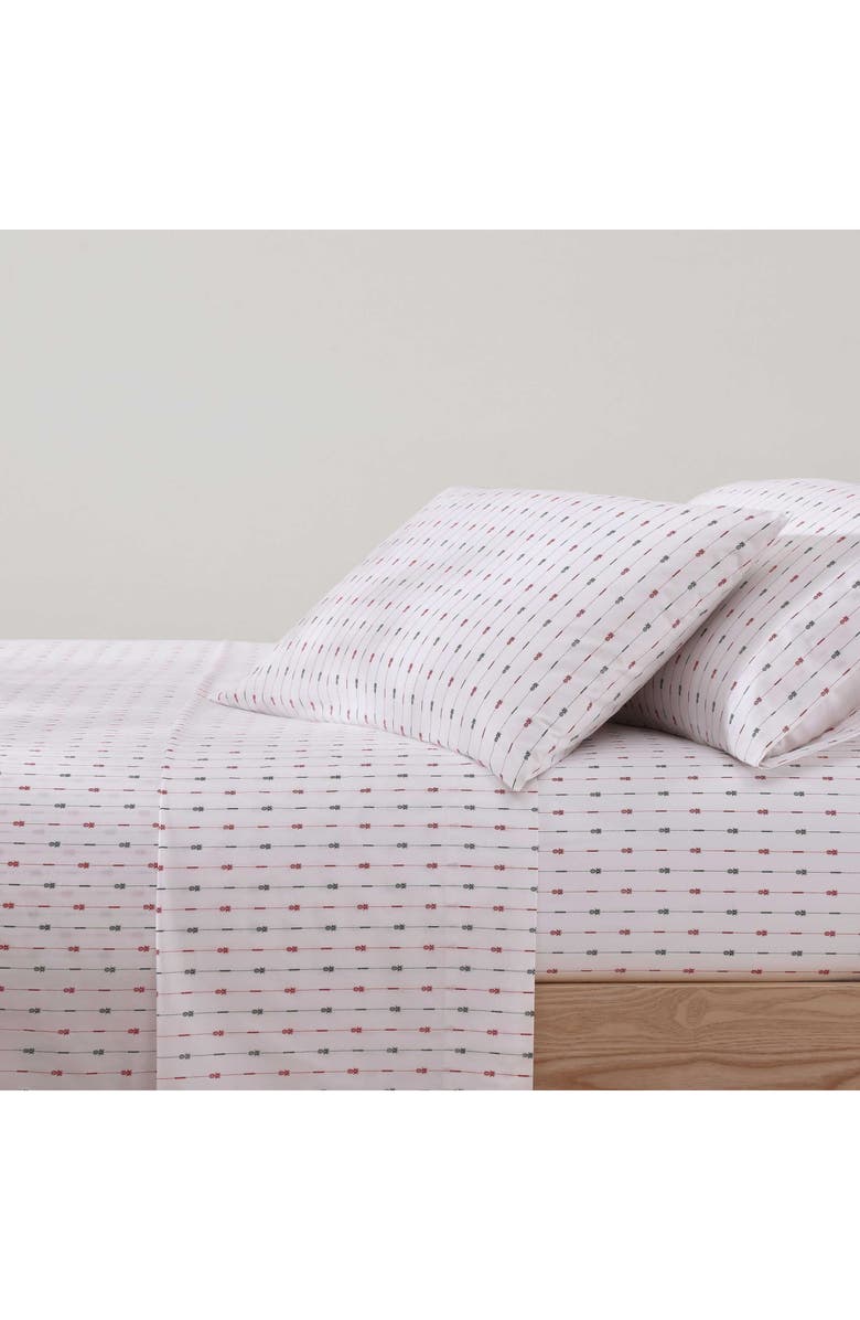 Tommy Bahama Pineapple Pinestripe Cotton Sateen Sheet Set, Alternate, color, 