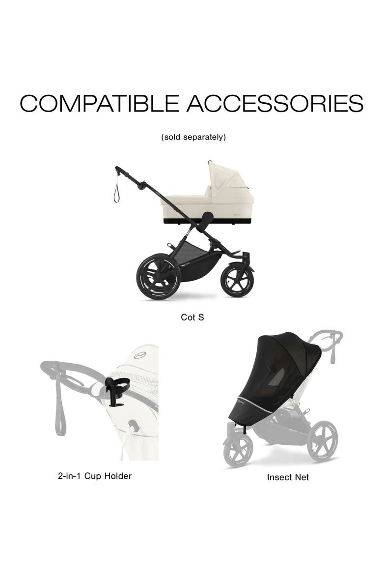 Avi Spin Jogging Stroller, Alternate, color, SEASHELL BEIGE