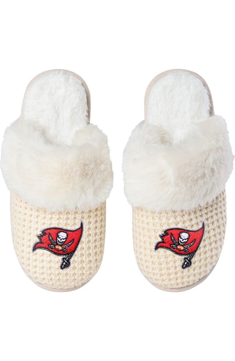 FOCO Women's FOCO Tampa Bay Buccaneers Open Back Slippers, Main, color,