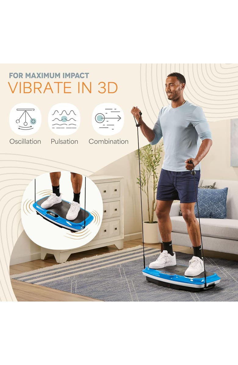 Lifepro Turbo 3D Vibration Plate Exercise Machine with Magnetic Acupoints, Alternate, color, 