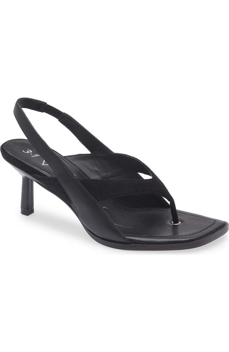 3.1 Phillip Lim Double Strap Sandal, Main, color, Black