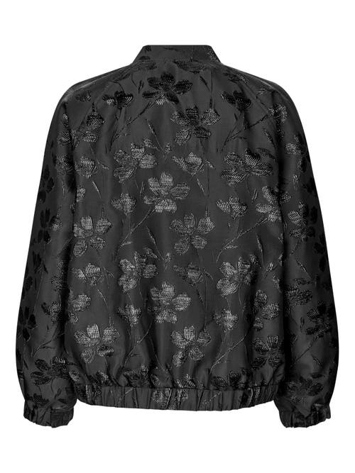 Masai Copenhagen Majossana Jacquard Bomber Jacket In Black