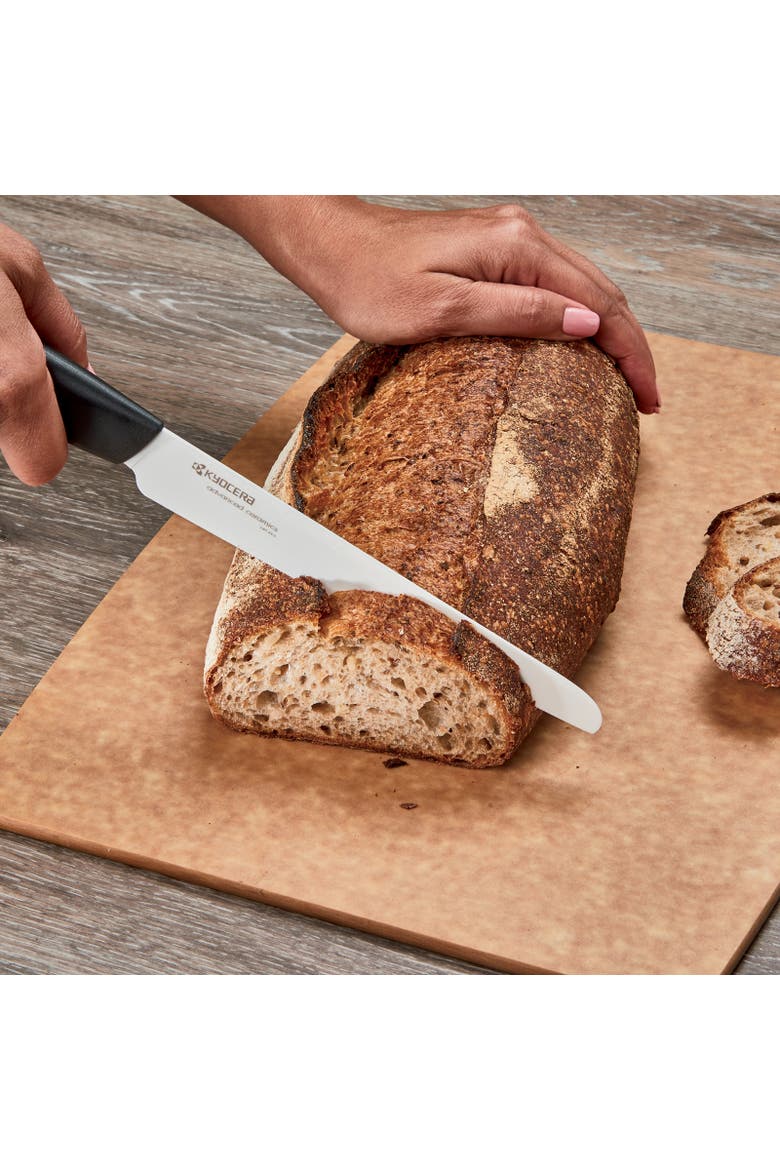 Revolution Ceramic 7 Inch Serrated Bread Knife, Alternate, color, Black