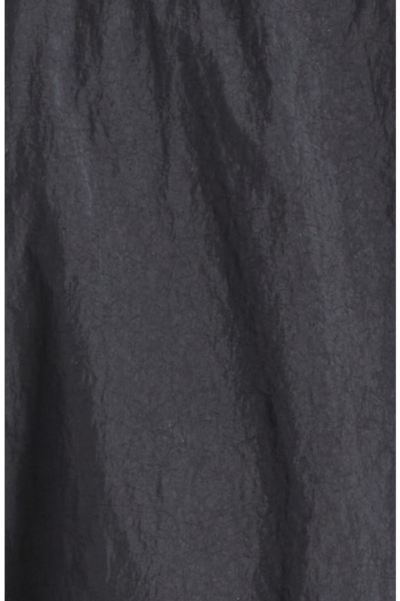 Coated Crinkled Water Repellent Jacket, Alternate, color, V0029 BLACK