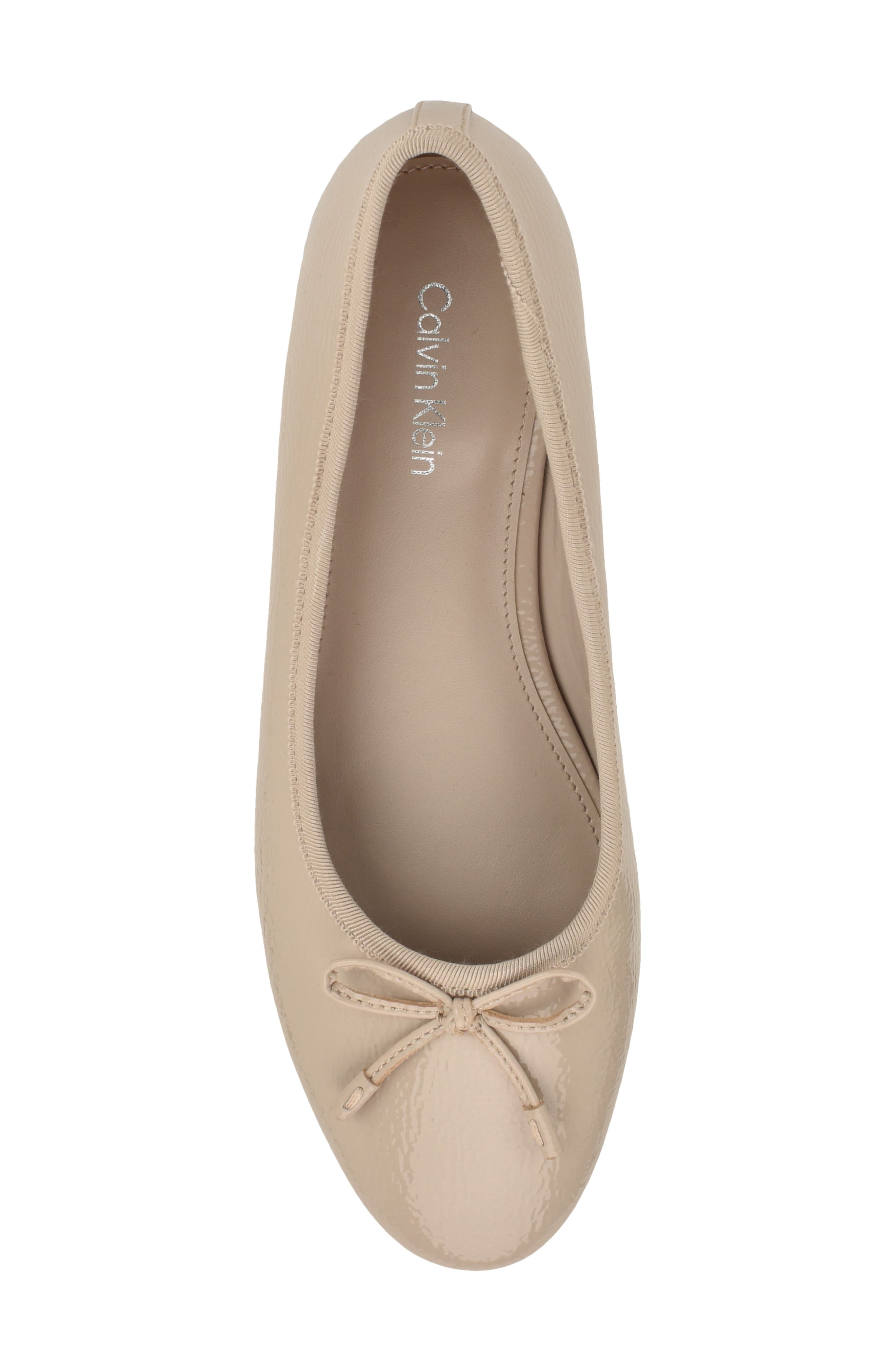 Calvin Klein Cyrie Ballet Flat, Alternate, color, Taupe
