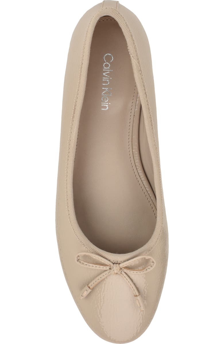 Calvin Klein Cyrie Ballet Flat, Alternate, color, Taupe