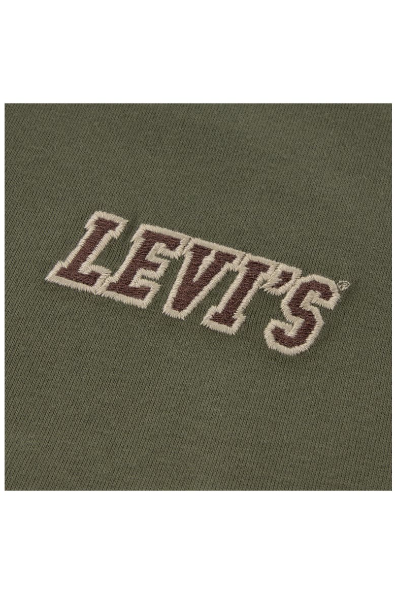 Kids' Graphic Long Sleeve T-Shirt, Alternate, color, OLIVE NIGHT