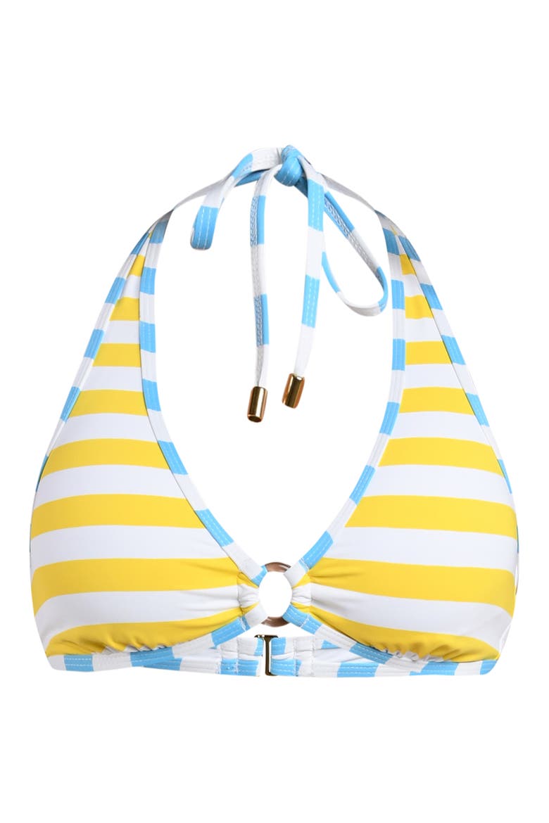 Coastal Halter Bikini Top, Alternate, color, SOLEIL