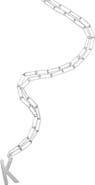 Adornia Initial Pendant Paperclip Necklace