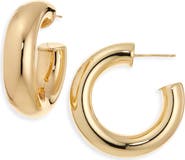 Nordstrom Chunky Tube Hoop Earrings