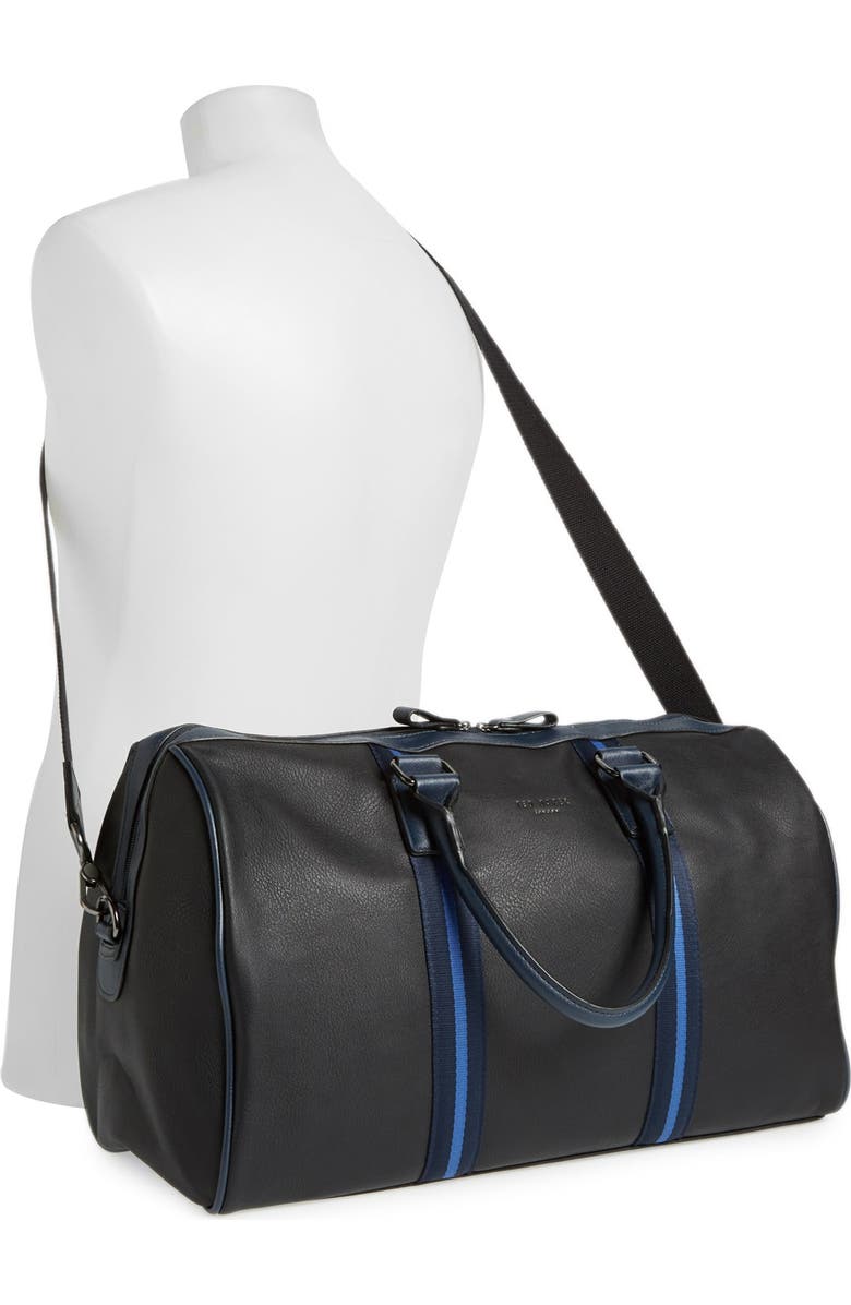 Ted Baker London Striped Duffel Bag, Alternate, color,