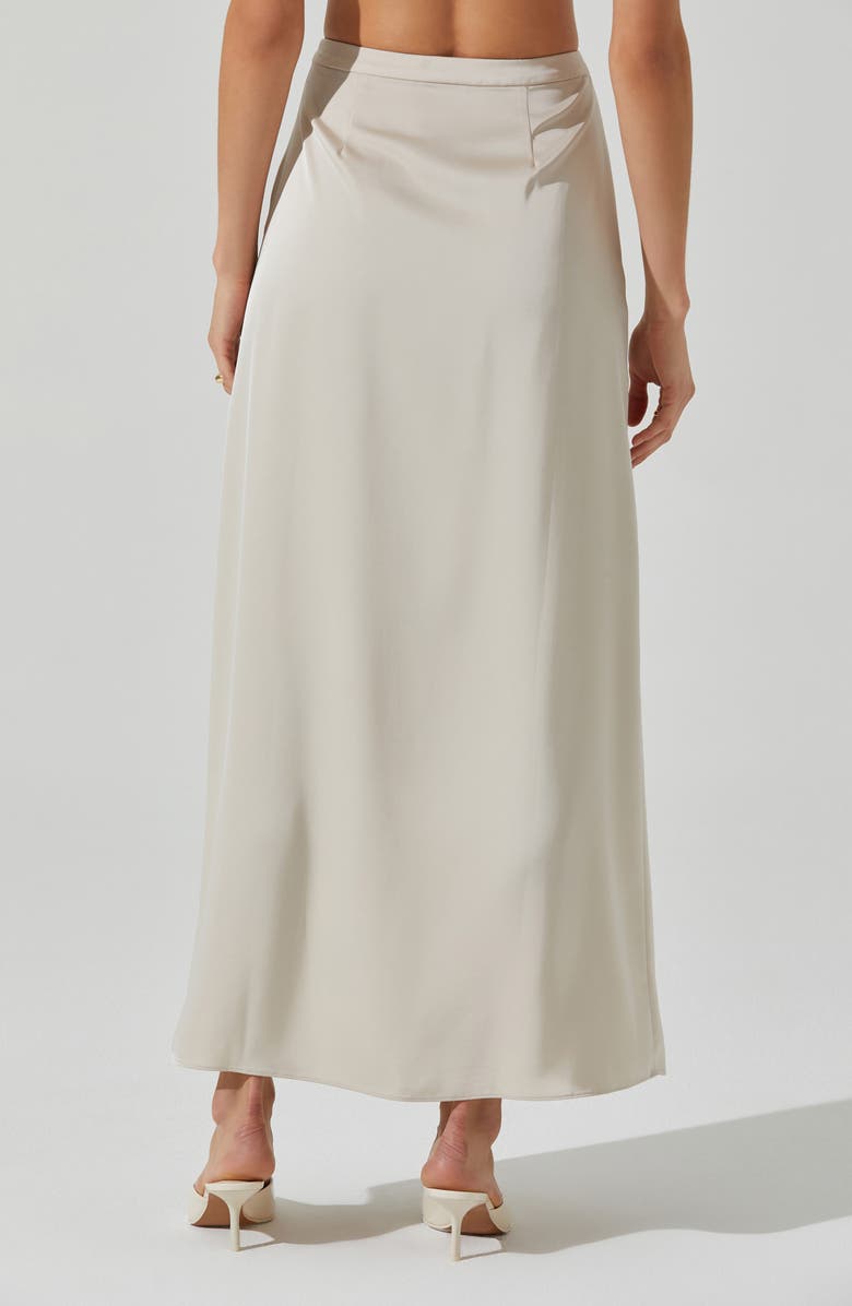 ASTR the Label Vitella Slit Front Maxi Skirt, Alternate, color, Ecru