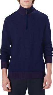 Bugatchi Quarter Zip Pullover