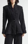 Stella McCartney Laser Bouclé Denim Hourglass Jacket