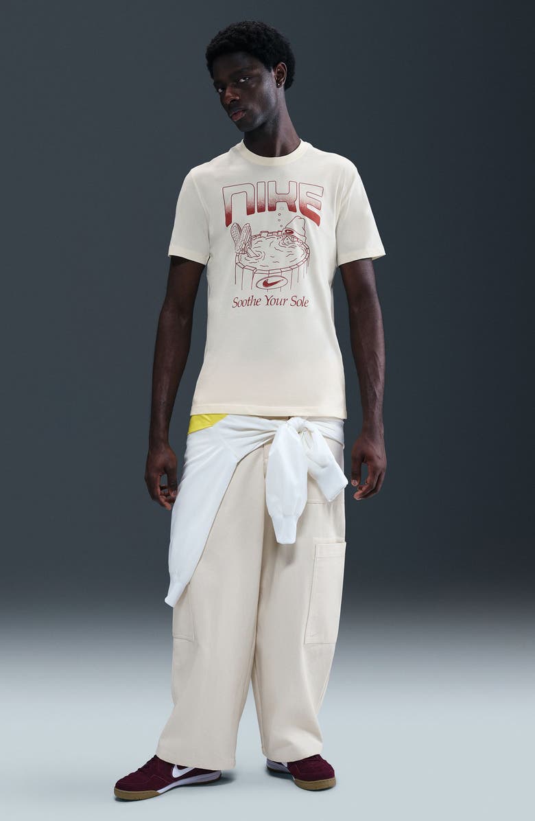 Nike Graphic T-Shirt, Alternate, color, Pale Ivory