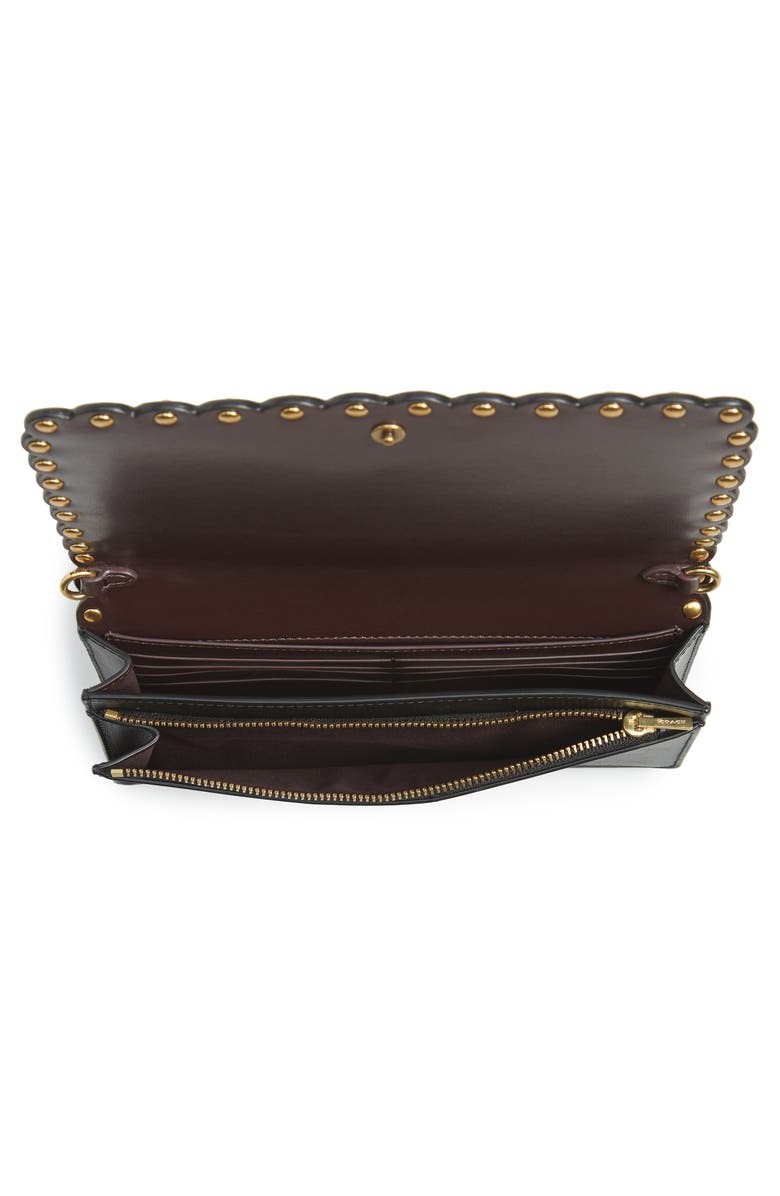 COACH Hayden Scallop Rivets Calfskin Leather Convertible Crossbody Bag, Alternate, color, 