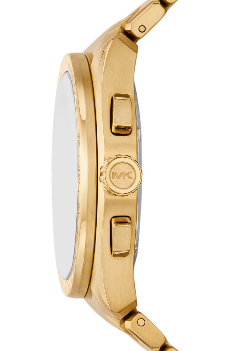 Michael Kors Accelerator 2.0 Chronograph Bracelet Watch, 44mm, Alternate, color, Gold