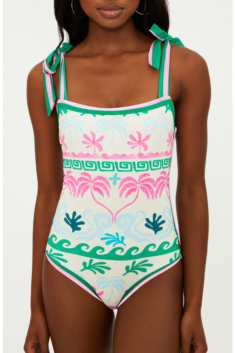 Shona One-Piece Swimsuit, Alternate, color, TROPICAL PALM