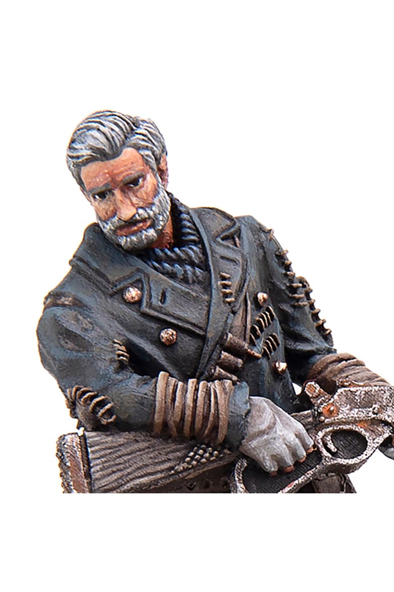 Resin Figure & Base, Unpainted, Alternate, color, Multicolored