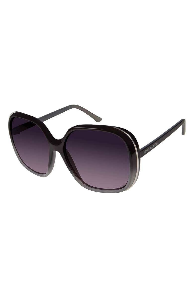 Vince Camuto Glam 60mm Oversized Sunglasses, Main, color, 