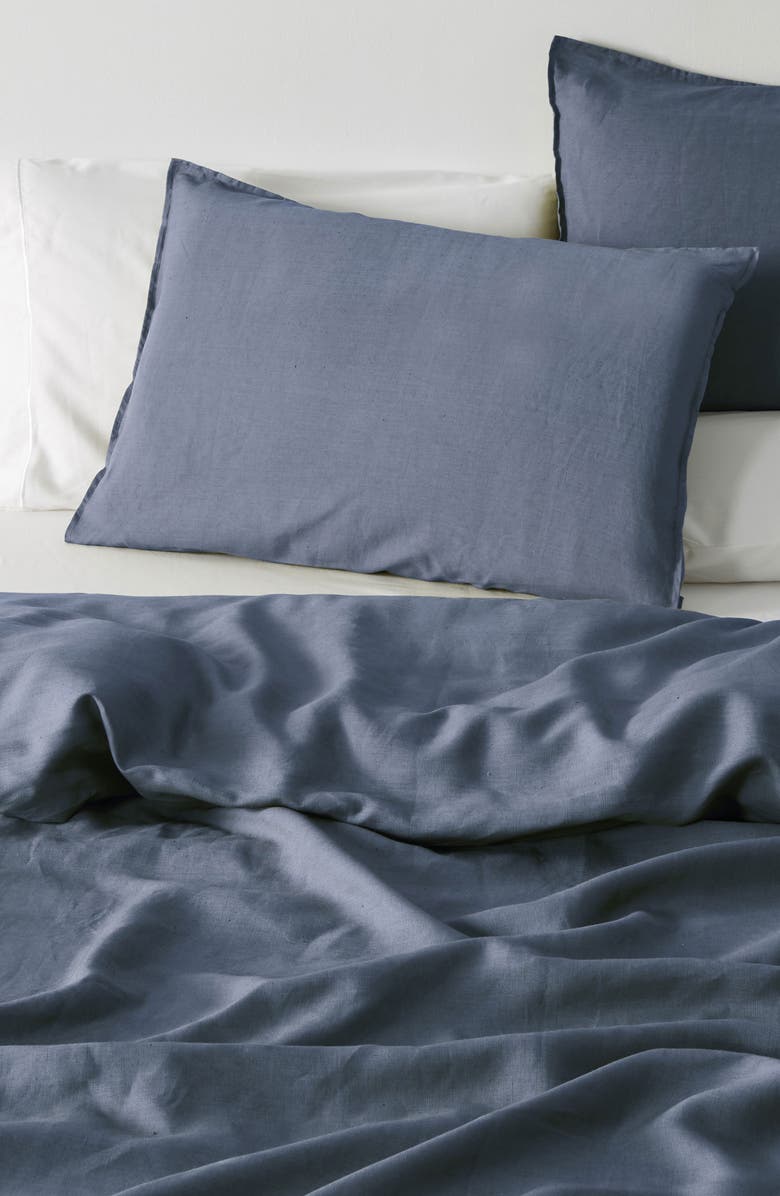 Woven & Weft 2-Pack European Linen Shams, Alternate, color, 