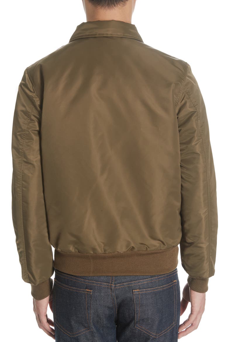 Flight Jacket (Nordstrom Exclusive), Alternate, color, OLIVE