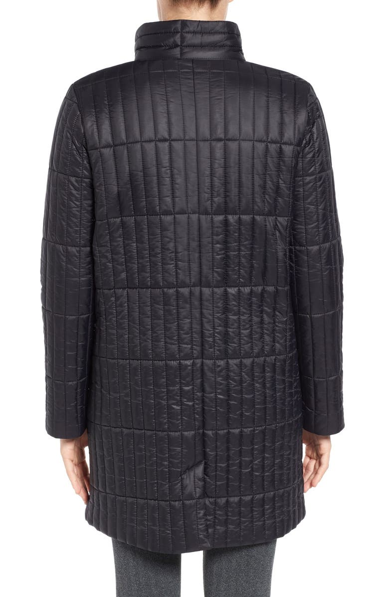 Eileen Fisher Recycled Nylon Blend Quilted Jacket, Alternate, color, 