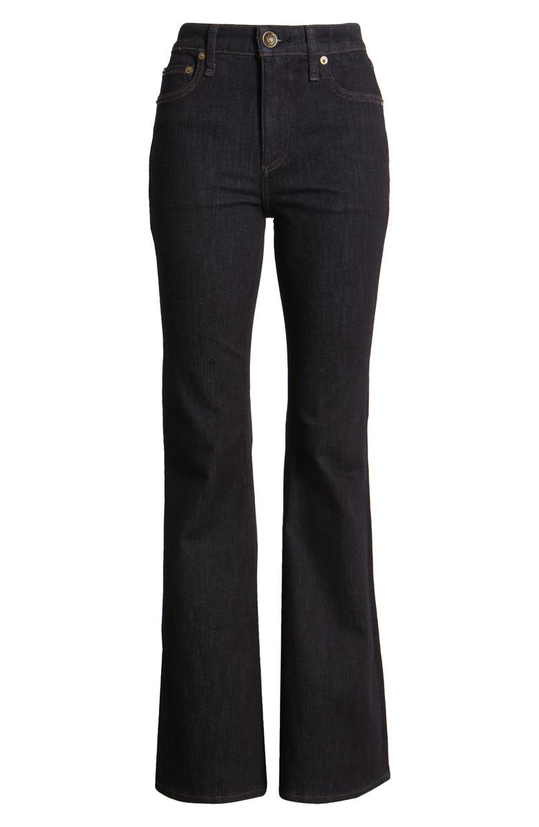 rag & bone Flexi Dahlia Mid Rise Flare Jeans, Alternate, color, Rinse