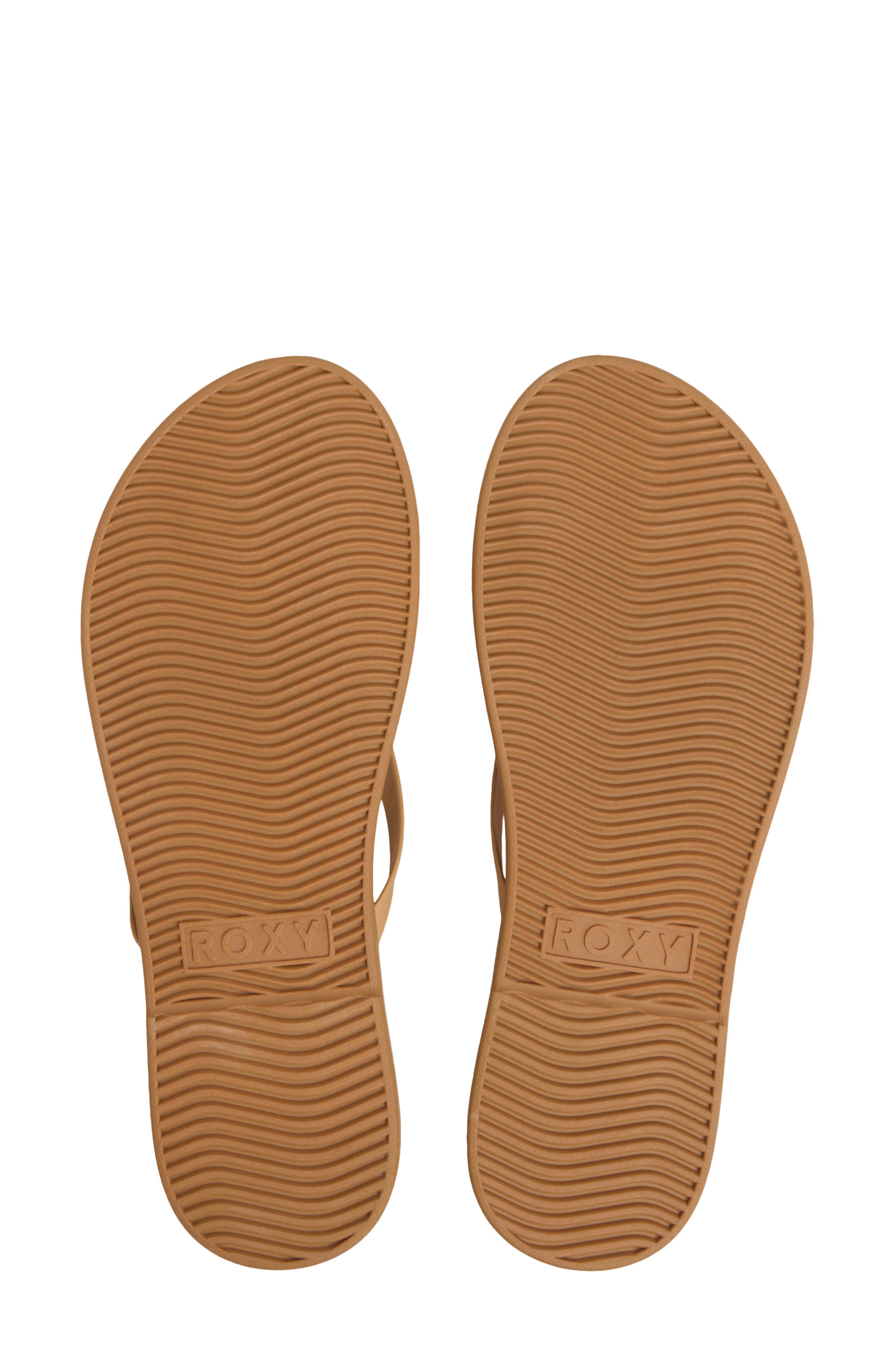 Roxy Calabasas Flip Flop, Alternate, color, Tan