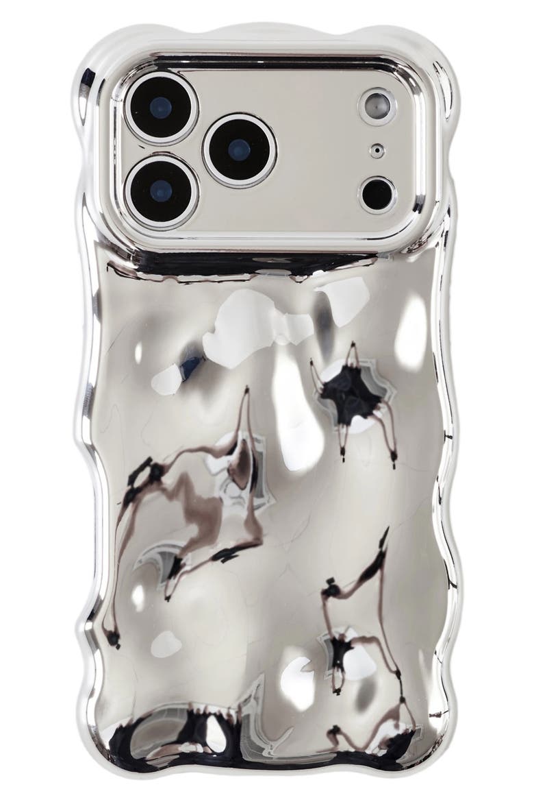 Bubbles iPhone 17 Pro Max Case, Main, color, CHROME