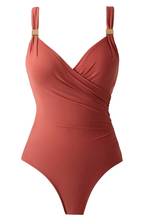 Miraclesuit ® Razzle Dazzle Siren One-piece Swimsuit In Brown