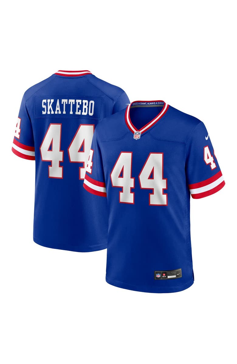 Nike Men's Nike Cam Skattebo Royal New York Giants Alternate 2 Legacy Game Jersey, Main, color, Royal
