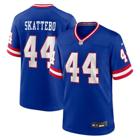Men's Nike Cam Skattebo Royal New York Giants Alternate 2 Legacy Game Jersey