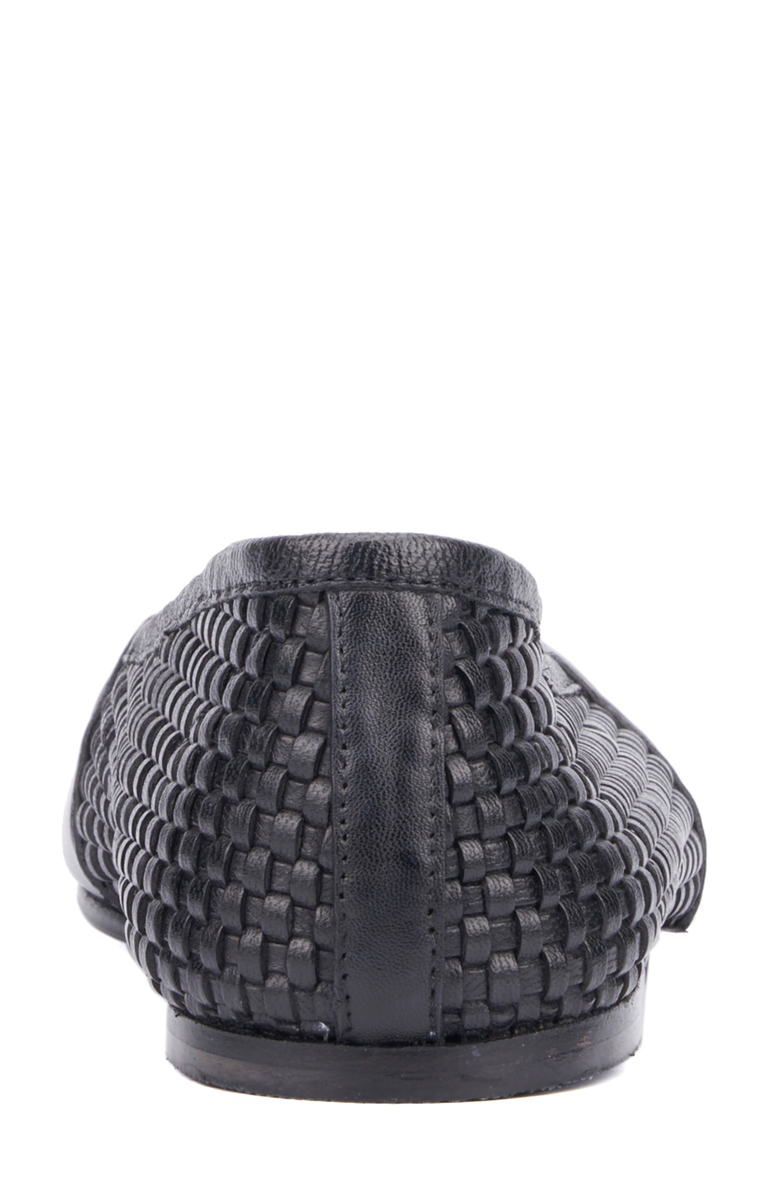 VINTAGE FOUNDRY Wilma Woven Ballet Flat, Alternate, color, Black
