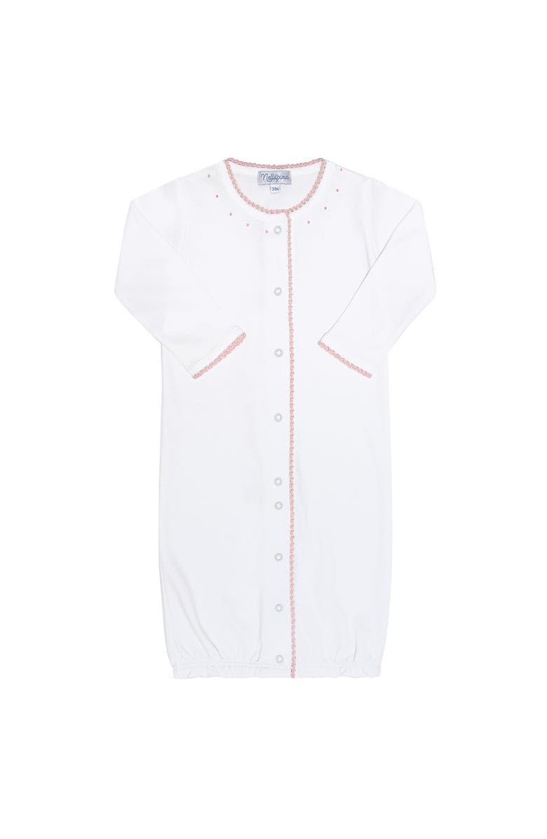 Nellapima Pink Crochet Converter Gown - Baby, Main, color, Pink