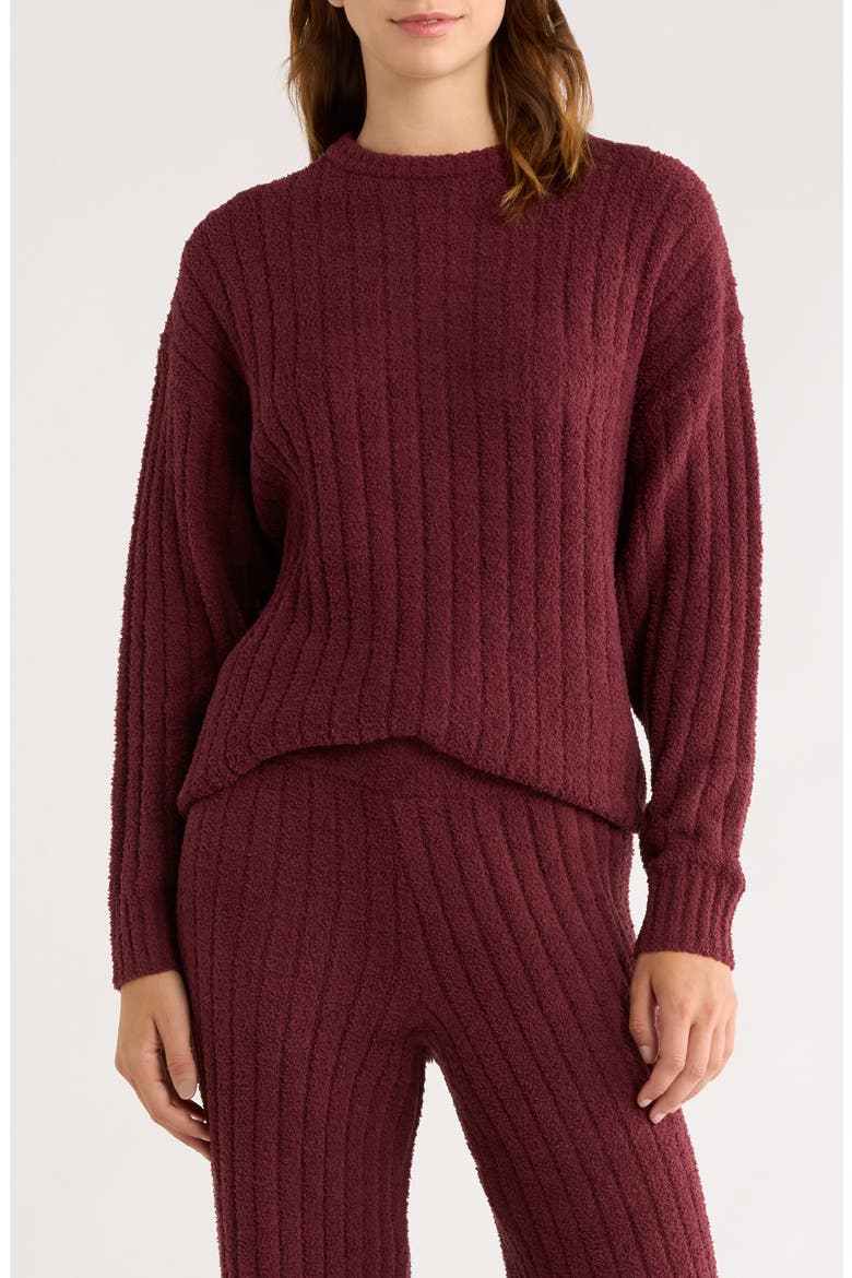 Riz Rib Sweater, Main, color, WILD GRAPE