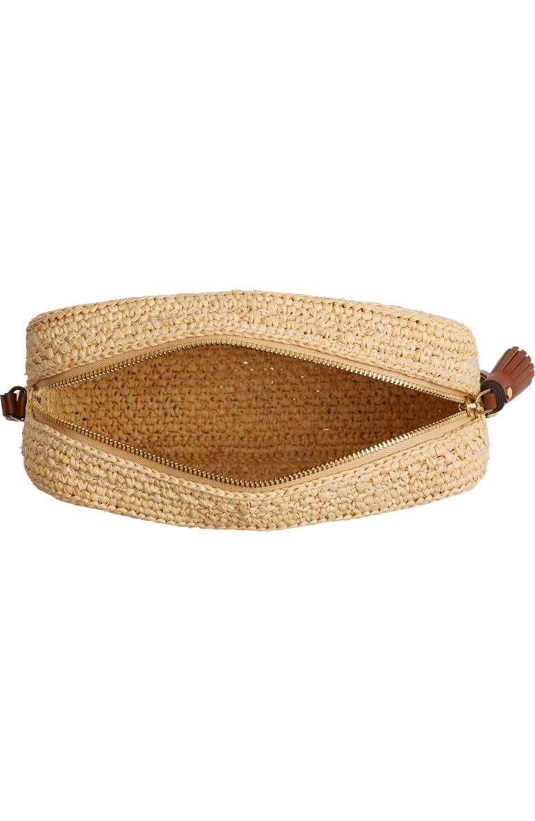 Anya Hindmarch Eyes Raffia Crossbody Bag, Alternate, color,