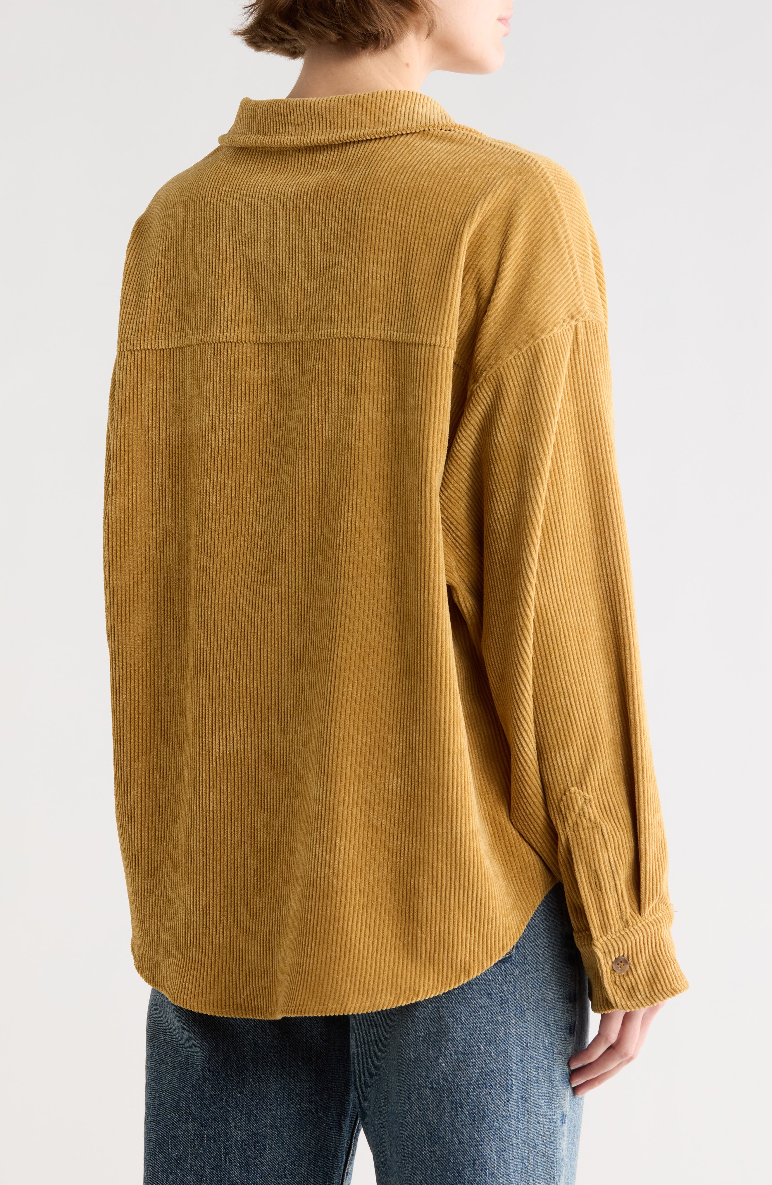Oversize Corduroy Shacket - image 4