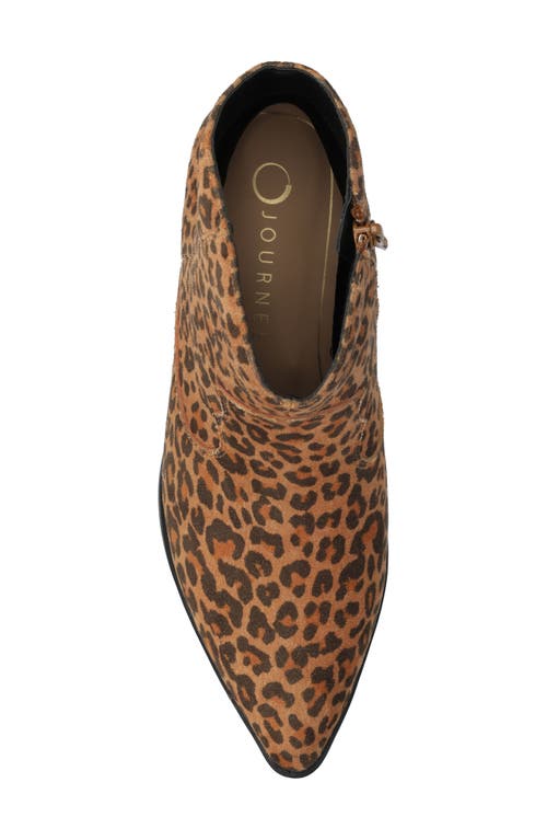 Journee Collection Taliah Western Ankle Boot In Brown