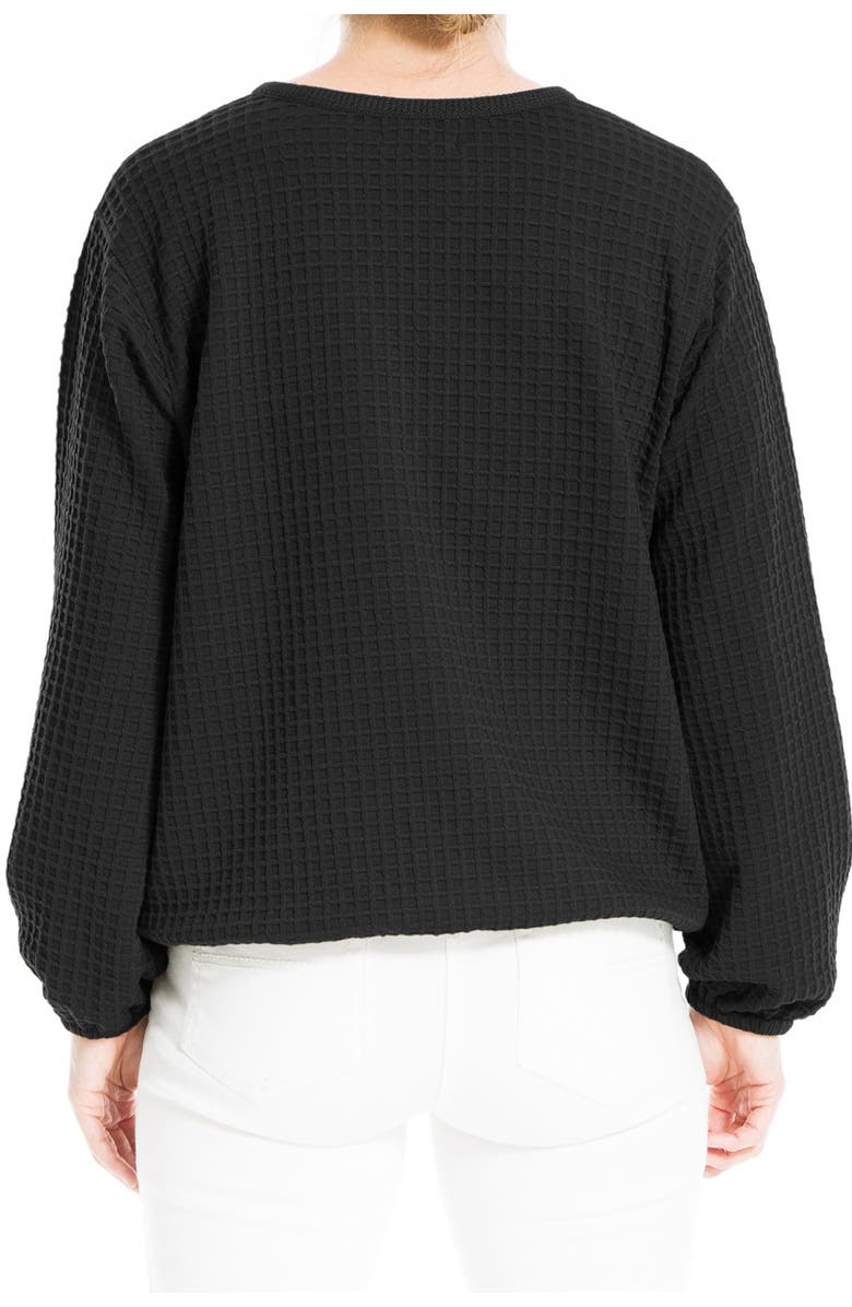 MAX STUDIO V-Neck Drawstring Hem Sweater, Main, color, 