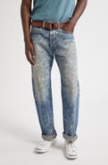 Double RL Straight Fit Distressed Jeans