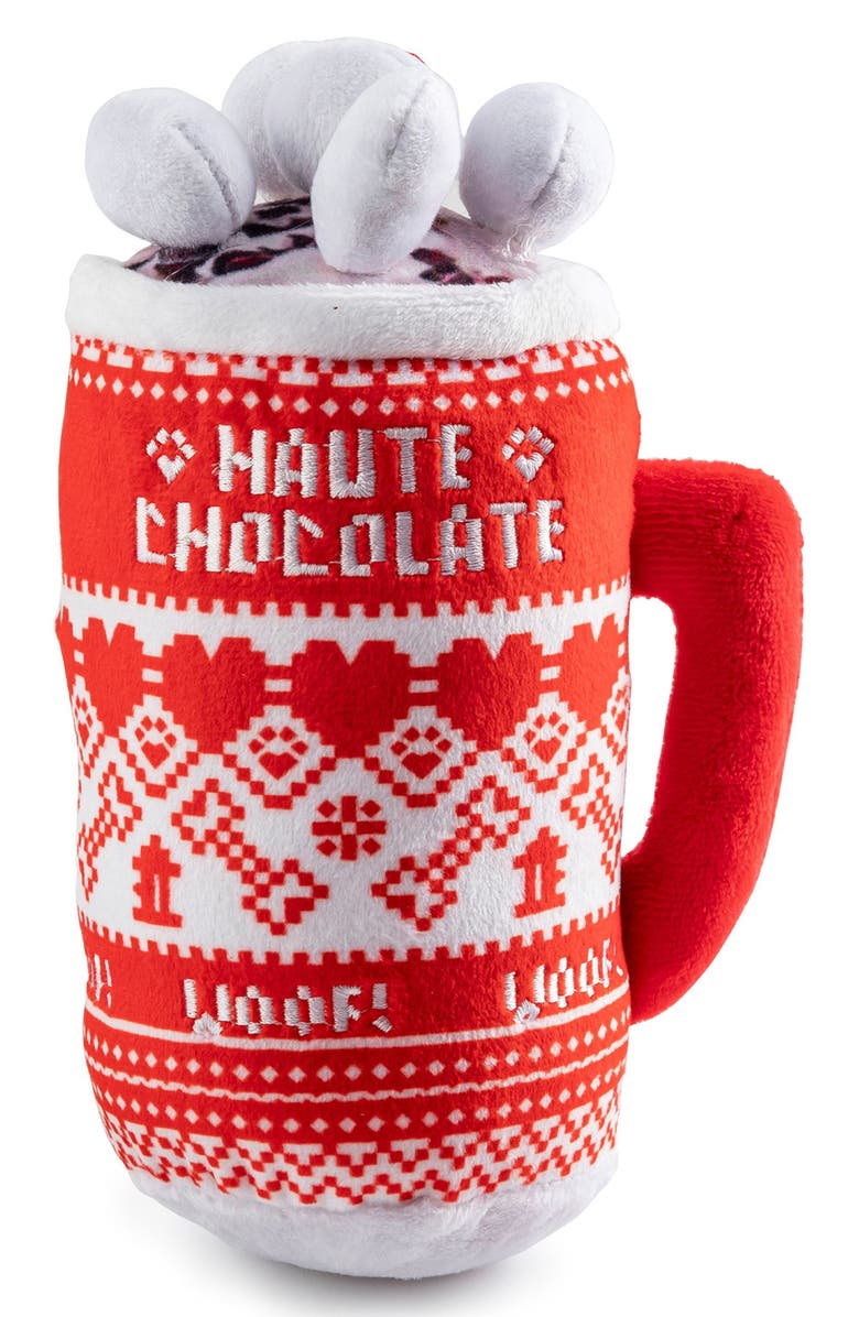 Haute Diggity Dog Haute Chocolate Squeaker Toy, Main, color, Red