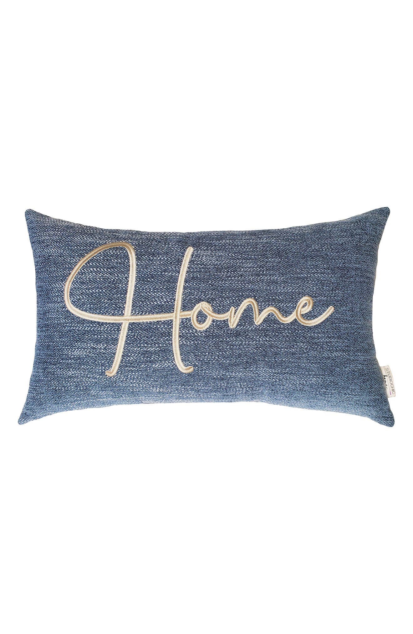 STUDIOCHIC Sentiments Home Embroidered Accent Pillow