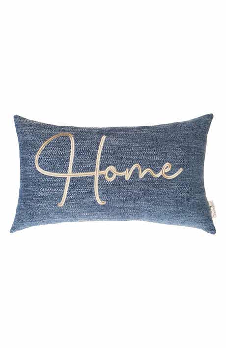 STUDIOCHIC Sentiments Home Embroidered Accent Pillow